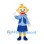 Monkey Mascot Costume with Blue Dress and Sailor Collar
