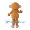 Monkey Mascot Costume in Tan with Pink Face