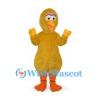 Chicken Mascot Costume in Yellow with Orange Feet