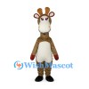 Giraffe Mascot Costume in Brown with Cream Belly