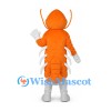 Lobster Mascot Costume in Orange with White Side Legs