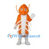 Lobster Mascot Costume in Orange with White Side Legs