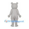 Mouse Mascot Costume in Gray with Pink Nose