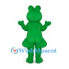 Frog Mascot Costume in Green with White Belly
