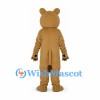 Cougar Mascot Costume in Tan with White Neck Patch