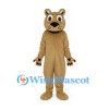 Cougar Mascot Costume in Tan with Spotted Muzzle
