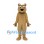 Cougar Mascot Costume in Tan with Spotted Muzzle