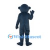 Monkey Mascot Costume in Navy Blue with Spotted Muzzle