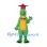 Dinosaur Graduate Mascot Costume with Red Mortarboard and Bow Tie