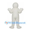 Yeti Mascot Costume in White with Large Paws