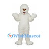 Yeti Mascot Costume in White with Large Paws