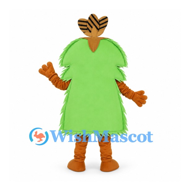 Tree Mascot Costume with Green Leaf Body and Brown Branches