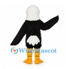 Bald Eagle Mascot Costume with Black Wings and White Head