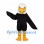 Bald Eagle Mascot Costume with Black Wings and White Head