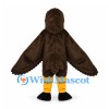 Eagle Mascot Costume in Brown with Yellow Beak and Feet