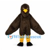 Eagle Mascot Costume in Brown with Yellow Beak and Feet