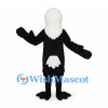 Bald Eagle Mascot Costume in Black with White Head