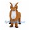Horse Mascot Costume in Brown with White Mane and Four Legs