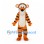 Tiger Mascot Costume in Orange with White Belly