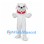 Dalmatian Dog Mascot Costume in White with Red Collar