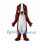 Hound Dog Mascot Costume in Brown with Long Ears