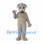 Dog Mascot Costume in Gray with Floppy Ears