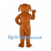 Dog Mascot Costume in Brown with Floppy Ears