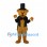 Bear Mascot Costume with Black Top Hat and Tailcoat