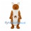 Kangaroo Mascot Costume in Orange Brown with Baby Pouch Detail