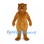 Beaver Mascot Costume in Golden Brown with Flat Tail