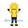 Sun Mascot Costume with Sunglasses and Yellow Jacket