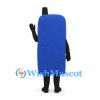 Mobile Phone Mascot Costume in Blue with Keypad and Antenna