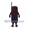 Mobile Phone Mascot Costume in Dark Purple with Long Antenna