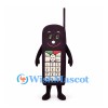 Mobile Phone Mascot Costume in Dark Purple with Long Antenna