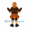 Eagle Mascot Costume in Brown with Layered Tail Feathers