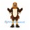 Eagle Mascot Costume in Brown with Layered Tail Feathers
