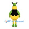 Bee Mascot Costume with Green Top Hat and Black Vest