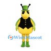 Bee Mascot Costume with Green Top Hat and Black Vest