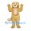 Dog Mascot Costume in Golden Beige with Fluffy Ears
