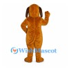 Dog Mascot Costume in Brown with Long Floppy Ears