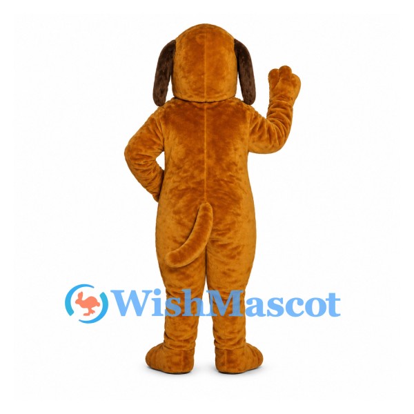 Dog Mascot Costume in Brown with Long Floppy Ears