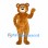 Bear Mascot Costume in Golden Brown with Friendly Smile