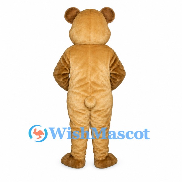 Bear Mascot Costume in Tan with Cream Muzzle