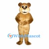 Bear Mascot Costume in Tan with Cream Muzzle