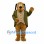 Dog Mascot Costume with Olive Jacket and Beige Vest