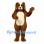 Dog Mascot Costume in Brown with White Belly and Long Ears