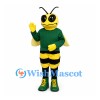 Bee Mascot Costume with Green Shirt and Green Shoes