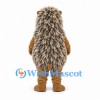 Hedgehog Mascot Costume with Tan Belly and Shaggy Spines