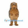 Hedgehog Mascot Costume with Tan Belly and Shaggy Spines