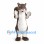 Squirrel Mascot Costume with White Belly and Fluffy Gray Tail